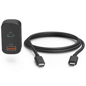 Sieťový adaptér Hama USB-C do auta, Power Delivery, 5-20 V, 65 W, 1,5 m (200018)