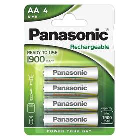 Batéria nabíjacia Panasonic Ready to use AA, HR06, 1900mAh, Ni-MH, blister 4ks (HHR-3MVE/4BP)