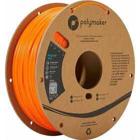 Tlačová struna (filament) Polymaker PolyLite PLA, 1,75 mm, 1 kg (PA02008) oranžová