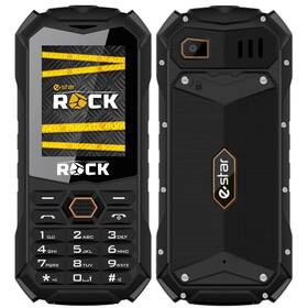 Mobilný telefón eStar ROCK (GSMES1216) čierny - zánovný - 12 mesiacov záruka