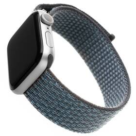 Remienok FIXED Nylon Strap na Apple Watch 42/44/45/49 mm - tmavo šedý (FIXNST-434-DBGR)