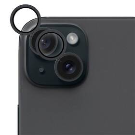 Tvrdené sklo Epico Aluminium Lens Protector na Apple iPhone 15/15 Plus (81112151300012) čierne