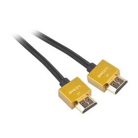 Kábel GoGEN HDMI 2.0, 5m, pozlátený, High speed, s ethernetom (GOGHDMI500MM03) čierny