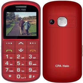 Mobilný telefón CPA Halo 11 Pro Senior s nabíjecím stojánkem (TELMY1011PRORE) červený