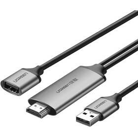 Kábel UGREEN USB/HDMI Digital AV Adapter 1,5m (50291) sivý