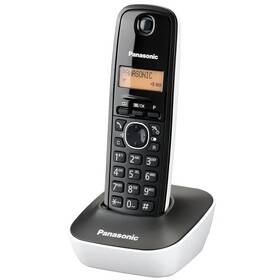 Domáci telefón Panasonic KX-TG1611FXW (362993) sivý/biely
