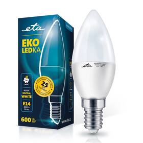 LED žiarovka ETA EKO LEDka svíčka 7W, E14, neutrální bílá (ETAC37W7NW01)