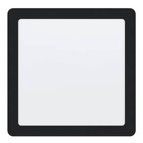 Vstavané svietidlo Eglo Fueva 5, štvorec, 21,6 cm, neutrálna biela (99189) čierne
