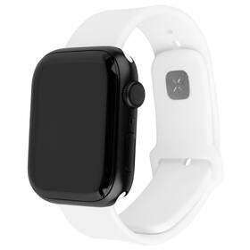 Remienok FIXED Silicone Sporty Strap na Apple Watch 42/44/45mm (FIXSST2-434-WH) biely