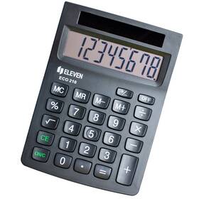 Kalkulačka Eleven ECC210, stolný, osemmiestny (ECC-210) čierna