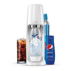 Výrobník sódovej vody SodaStream SPIRIT White Pepsi MegaPack biely