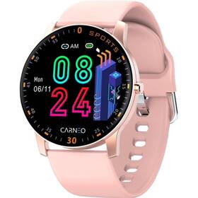 Inteligentné hodinky Carneo Gear+ platinum woman (8588007861159) ružová