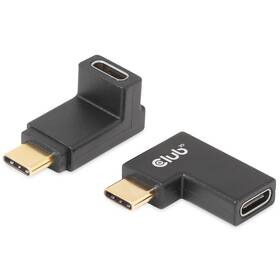 Redukcia Club3D USB-C/USB-C, PD 240W, lomená, 2ks (CAC-1528) čierna
