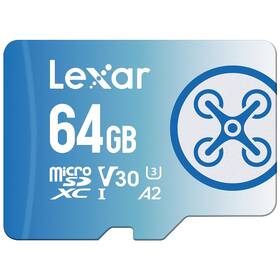Pamäťová karta Lexar FLY 1066x microSDXC 64GB UHS-I, (160R/60W) C10 A2 V30 U3 (LMSFLYX064G-BNNNG)