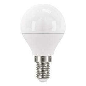 LED žiarovka EMOS mini globe, 5W, E14, studená biela (1525731101)