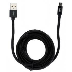 Kábel WG USB/Micro USB, 3m (7299) čierny