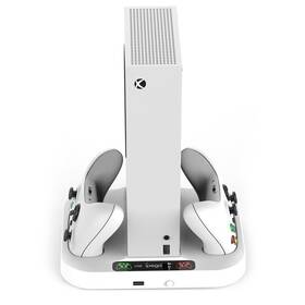 Dokovacia stanica iPega XBS012 s chladením pre Xbox + 2ks Batérie biela
