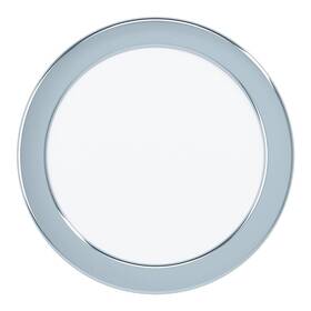 Vstavané svietidlo Eglo Fueva 5, kruh, 16,6 cm, teplá biela, IP44 (99205) chróm