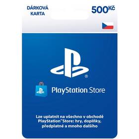 Predplatená karta Sony PLAYSTATION STORE – DÁRKOVA KARTA 500KČ - pouze pro CZ PS Store (PS719894339)