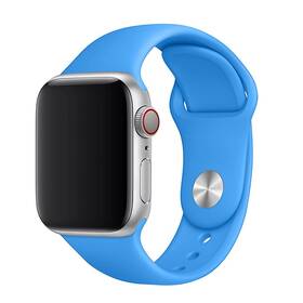 FIXED Silicone Strap na Apple Watch 38/40/41 mm - sýto modrý