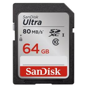 Pamäťová karta SanDisk SDXC Ultra 64GB UHS-I U1 (80R/10W) (SDSDUNC-064G-GN6IN)