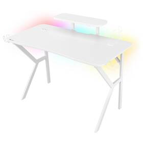 Herný stôl Genesis HOLM 320 RGB (NDS-1802) biely