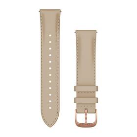 Remienok Garmin Quick Release Bands (20 mm), Light Sand Italian Leather, ružovozlatá pracka (010-12924-21)