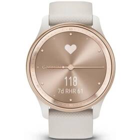 Inteligentné hodinky Garmin vívomove Trend - White Cream (010-02665-01)