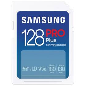 Pamäťová karta Samsung SDXC PRO+ 128GB UHS-I U3 (180R/130W) (MB-SD128S/EU)
