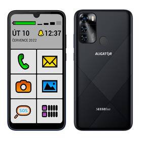 Mobilný telefón Aligator S6550 Senior (AS6550SENBK) čierny