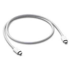 Kábel Apple Thunderbolt 3, USB-C, 0,8 m, (MQ4H2ZM/A) (MQ4H2ZM/A) biely