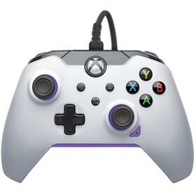 Gamepad PDP Wired Controller pre Xbox One/Series - Kinetic White (049-012-WPR)