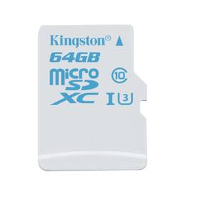 Pamäťová karta Kingston MicroSDXC 64GB UHS-I U3 (90R/45W) (SDCAC/64GBSP)