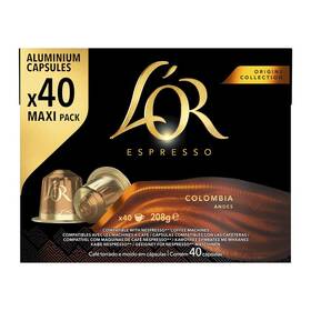 Kapsuly pre espressá L'or Espresso Colombia 40 ks