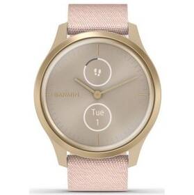 Inteligentné hodinky Garmin vivomove3 Style LightGold/Pink Nylon (010-02240-22)