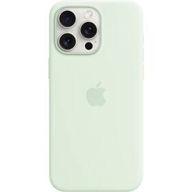 Apple iPhone 15 Pro Max Silicone Case s MagSafe - světle mátový