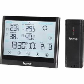 Meteorologická stanica Hama Full Touch čierna
