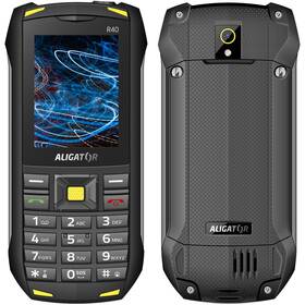 Mobilný telefón Aligator R40 eXtremo (AR40BY) čierny/žltý