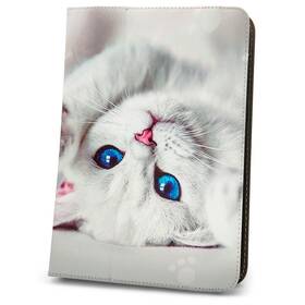 Puzdro na tablet flipové GreenGo Cute Kitty na tablet 7-8" (GSM094413)