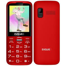 Mobilný telefón Evolveo EasyPhone XO s nabíjecím stojánkem (SGM EP-630-XOR) červený