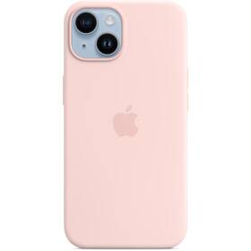 Apple Silicone Case s MagSafe pre iPhone 14 - kriedovo ružový