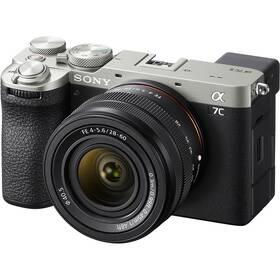 Digitálny fotoaparát Sony Alpha A7C II + 28-60 mm strieborný