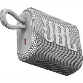 Prenosný reproduktor JBL GO3 biely