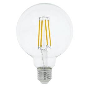 LED žiarovka Tesla filament GLOBE, E27, 9W, teplá biela (GL270927-1)