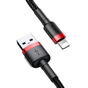 Kábel Baseus Cafule USB/Lightning, 1,5A, 2m (CALKLF-C19) čierny/červený