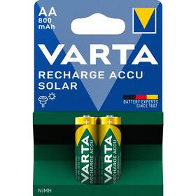 Batéria nabíjacia Varta Solar Rechargeable Accu AA, HR06, 800mAh, blister 2ks (56736101402)