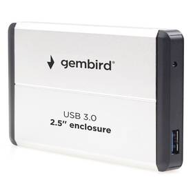 Box na HDD Gembird pre 2.5” zariadenie, USB 3.0, SATA (HDP05243F) biely