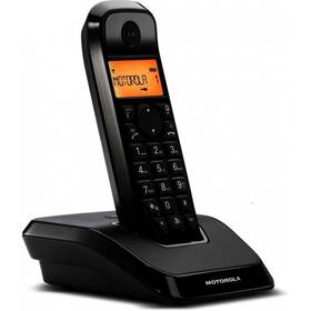 Domáci telefón Motorola S1201 (C69000D48O1AES(01)) čierny