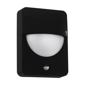 Nástenné svietidlo Eglo Salvanesco, senzor pohybu (98705) čierne/biele