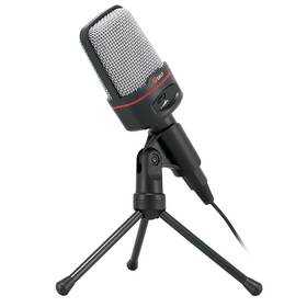 Mikrofón C-Tech MIC-02 (MIC-02) čierny